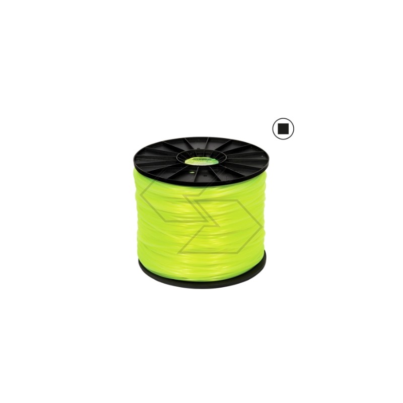 8 kg spool of STRONG brush cutter line, square section Ø 4.0 mm