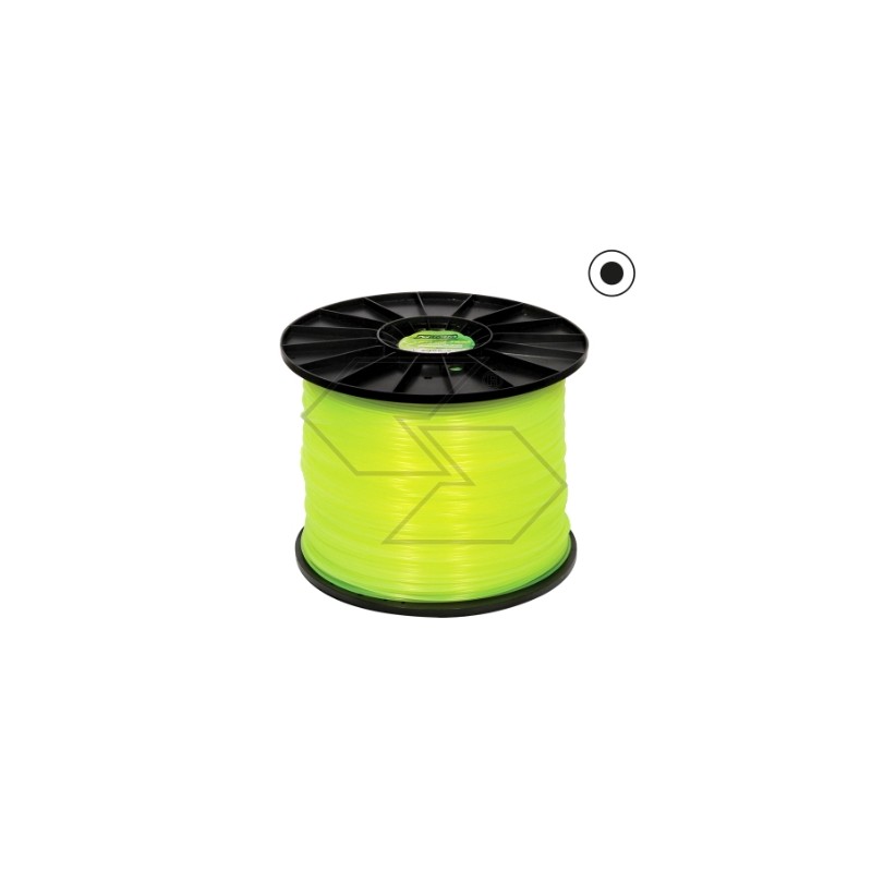 10 Kg spool of brushcutter line STRONG brushcutter round section Ø  2.4 mm