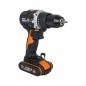 WORX WX102 Taladro atornillador sin cable 20V con 2 baterías de 2,0 Ah y cargador