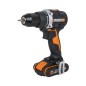 WORX WX102 20V cordless drill/driver with 2 x 2.0 Ah batteries and charger