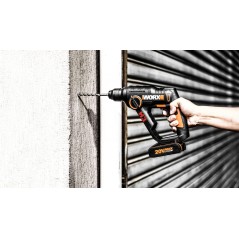 Trapano martello tassellatore perforatore WORX WX390 con batteria e caricatore | Newgardenstore.eu