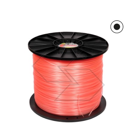 Spool 10KG of DUBLE STRONG brush cutter wire round section Ø 2.4mm length 1940m | Newgardenstore.eu