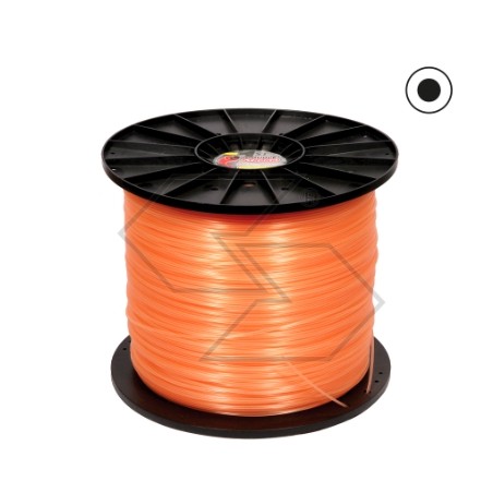 10KG coil of DUBLE STRONG brushcutter wire round Ã˜ 2,7 mm length 1600 m | Newgardenstore.eu