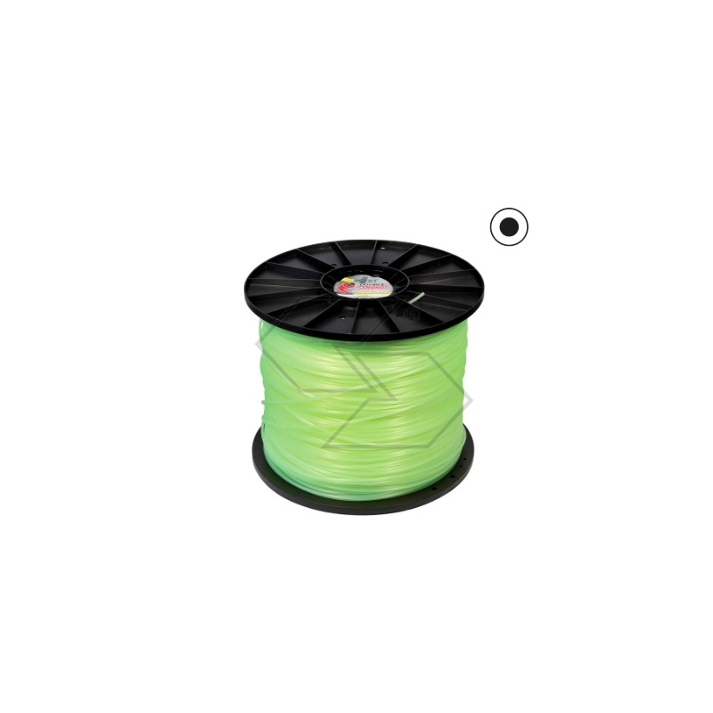 Spool 10KG of DUBLE STRONG brushcutter wire round Ø  3.0 mm length 1240 m