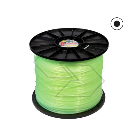 Spool 10KG of DUBLE STRONG brushcutter wire round Ø 3.0 mm length 1240 m | Newgardenstore.eu