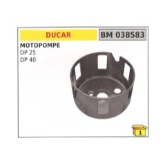 Starter puller DUCAR motor pump DP 25 DP 40 code 038583