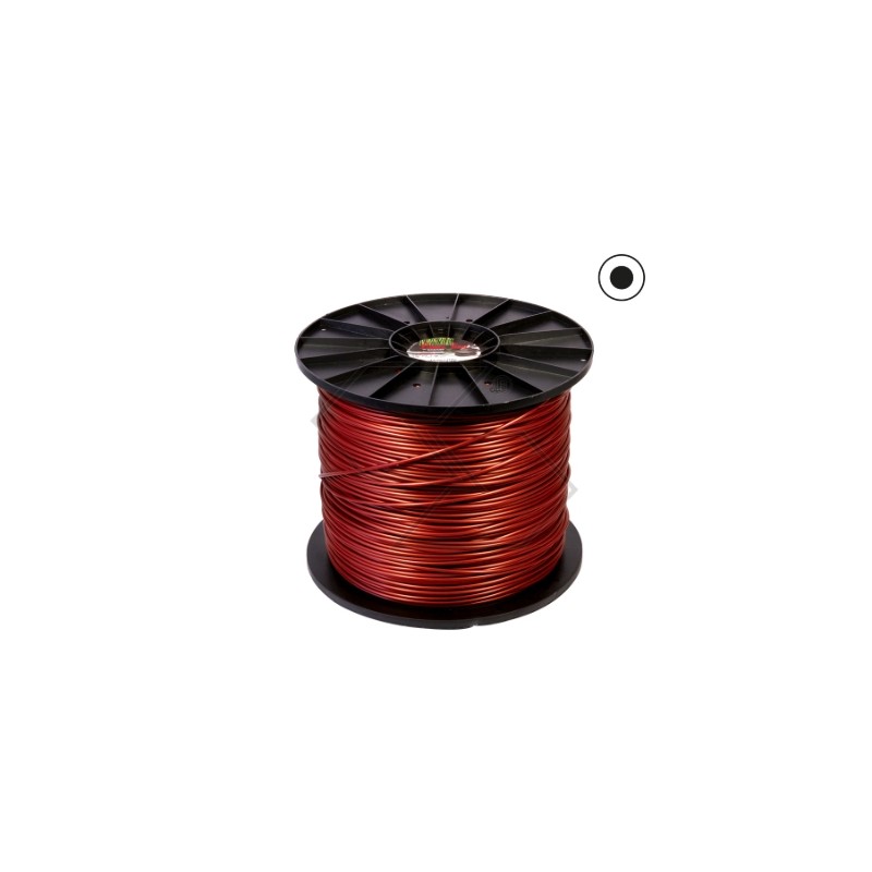 8 kg spool of COEX LINE round brush cutter line, Ø 3.5 mm, length 1025 m