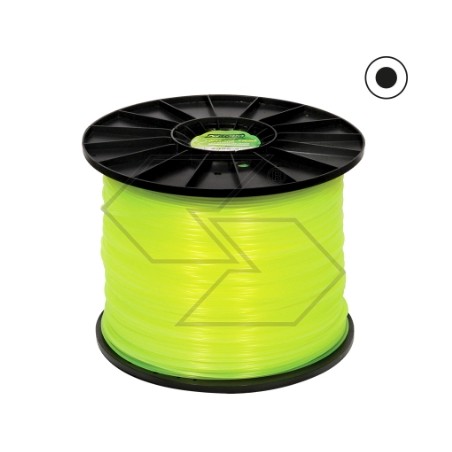 15 kg spool of brushcutter line STRONG, round section Ã˜5.0mm length 675m | Newgardenstore.eu
