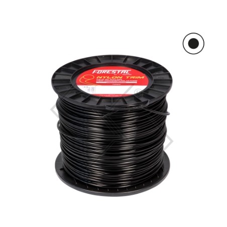 Bobina de 2 kg de alambre de corte, sección redonda Ø 4,0 mm longitud 140 mm | Newgardenstore.eu