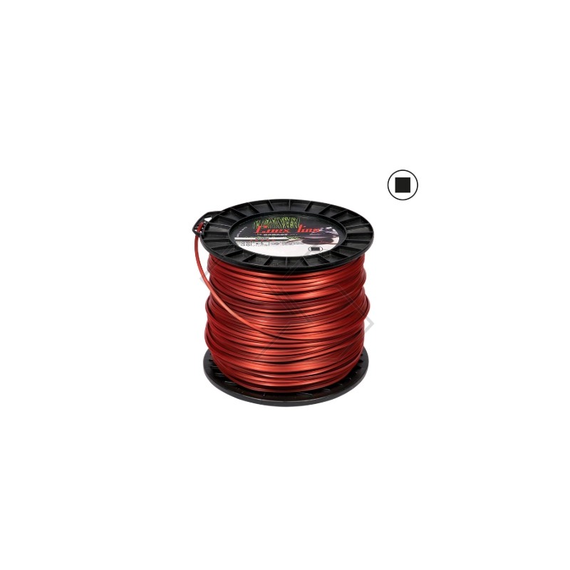 2 Kg coil of wire for brushcutter COEX LINE square Ø  4.0 mm length 132 m