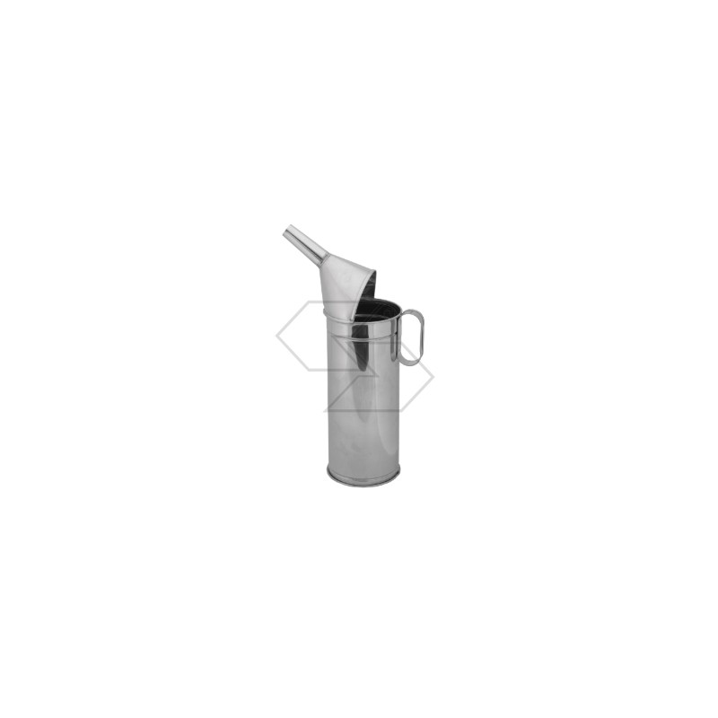 2 litre stainless steel funnel-conveyor for oil water and liquids in general