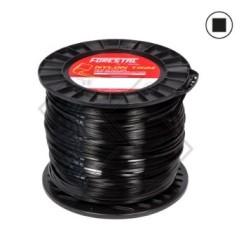 Carrete 2 Kg cable desbrozadora FORESTAL sección cuadrada Ø 2,4 mm | Newgardenstore.eu