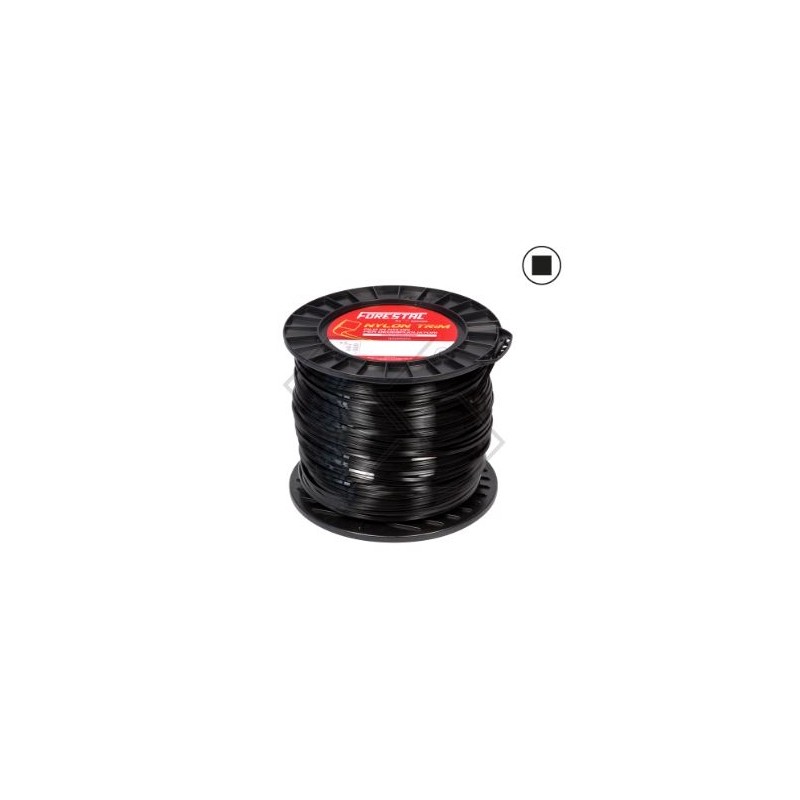 Reel 2 Kg wire for FORESTAL brushcutter square section Ø  2.4 mm