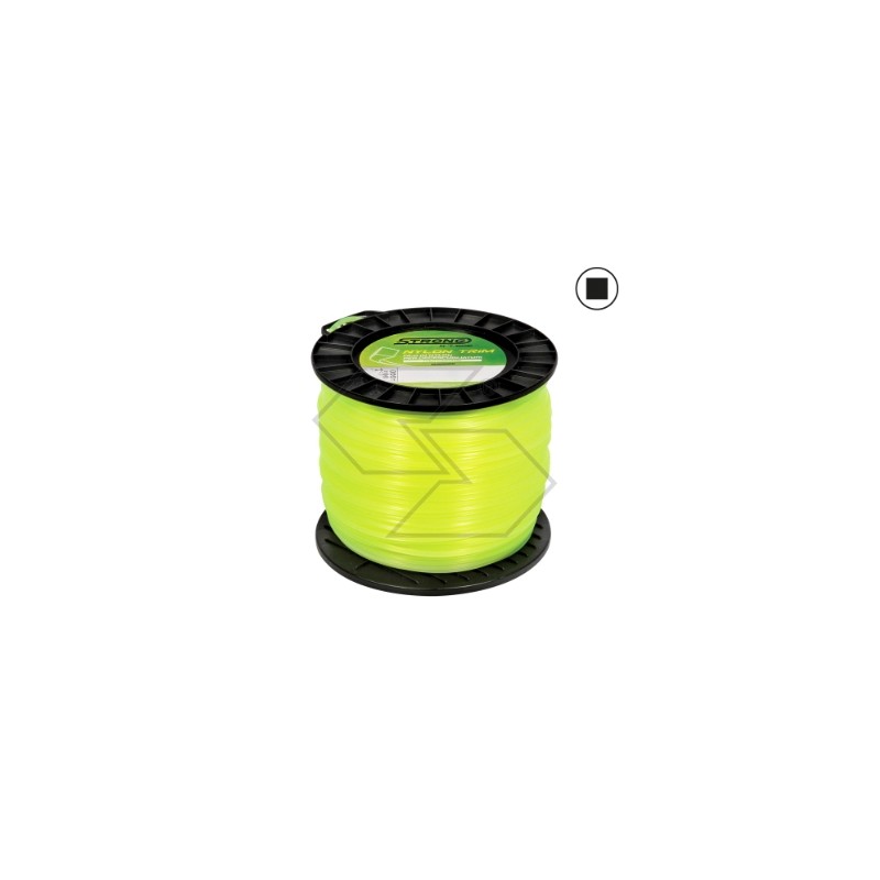 2kg spool of wire for brushcutter STRONG square section Ø 3.3mm 160m long