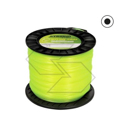 2 kg spool of brushcutter line STRONG brushcutter wire round section Ã˜3.3 mm length 210m | Newgardenstore.eu