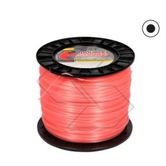 2KG spool of brushcutter wire DUBLE STRONG round cross section Ø  2.4mm length 388m
