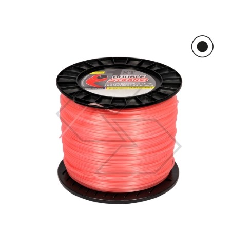 2KG spool of brushcutter wire DUBLE STRONG round cross section Ø 2.4mm length 388m | Newgardenstore.eu