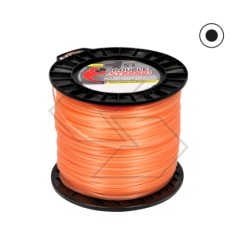 2KG reel of DUBLE STRONG brushcutter wire Ø 2.7mm round cross section length 318m