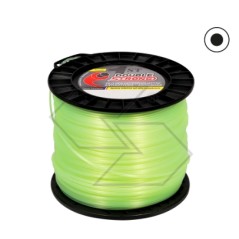 2KG spool of DUBLE STRONG brushcutter wire Ø 3.0mm round cross section length 248m