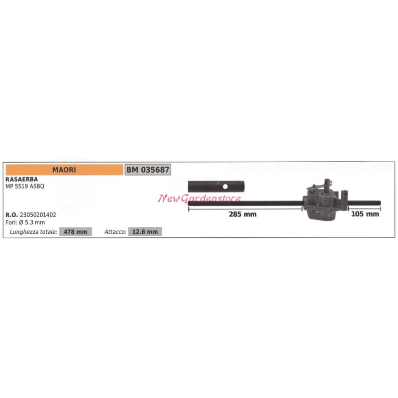 Cortacésped autopropulsado de tracción MAORI MP 5519 ASBQ 035687