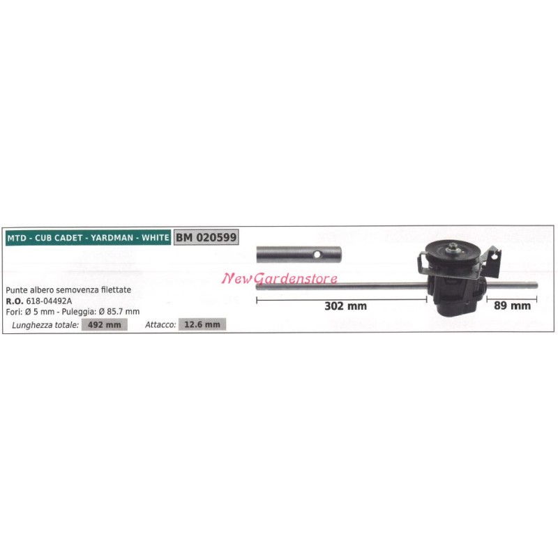 Tracción autopropulsada MTD 020599