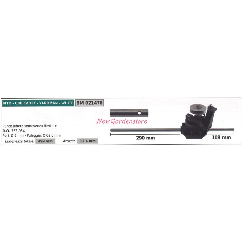 Tracción autopropulsada MTD 021478