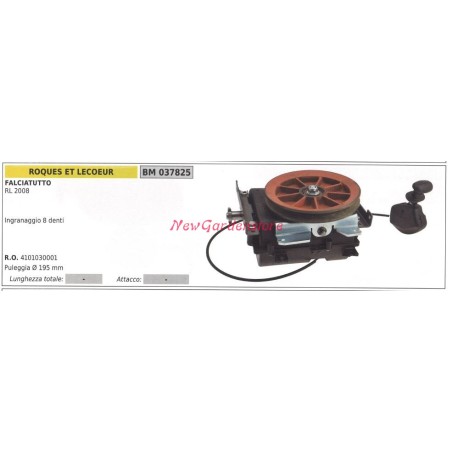 Trazione semovenza ROQUES ET LECOEUR falciatutto RL 2008 037825 COMPLETA | Newgardenstore.eu