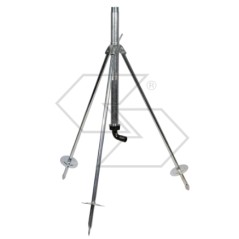 Galvanised metal tripod large height from 640 to 1500mm tube supplied 25mm | Newgardenstore.eu