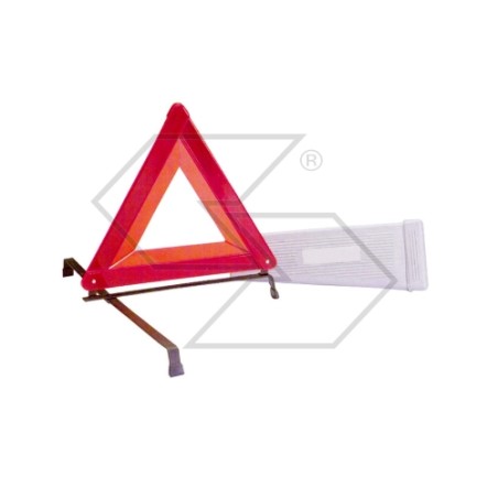 Triangle de signalisation pour véhicule stationnaire avec boîtier NEWGARDENSTORE | Newgardenstore.eu