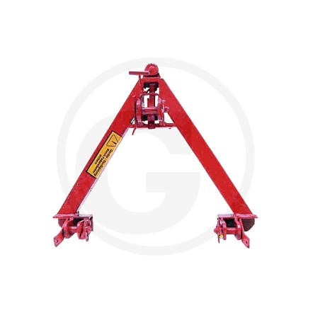 Triangle d'attelage avant pour tracteur jusqu'à 200 kg UNIVERSEL 77875515 | Newgardenstore.eu