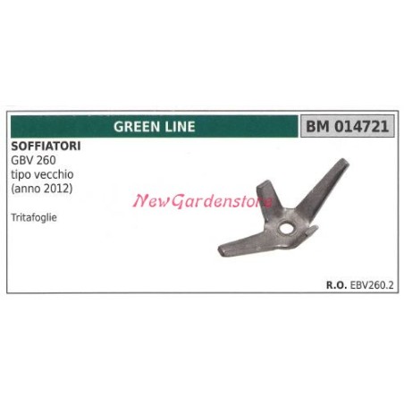 Blatthäckslergebläse GBV 260 GREENLINE 014721 | Newgardenstore.eu