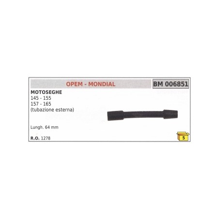 Tubo exterior OPEM-MONDIAL motosierra 145 - 155 - 157 - 165 1278 | Newgardenstore.eu