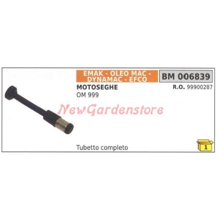 EMAK tubo filtrante de aceite con filtro de aspiración para motosierra OM 999 006839 | Newgardenstore.eu