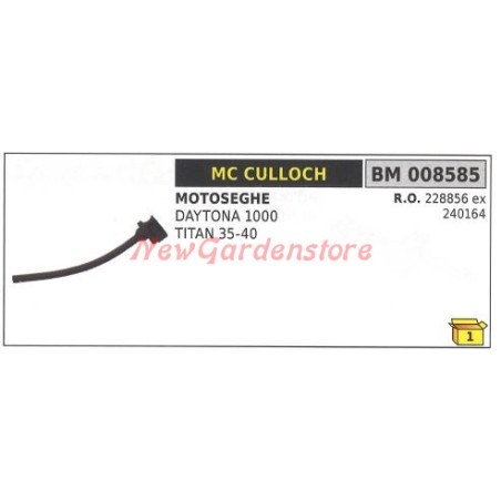 Filtre à huile MC CULLOCH pour tronçonneuse DAYTONA 1000 TITAN 35 40 008585 | Newgardenstore.eu
