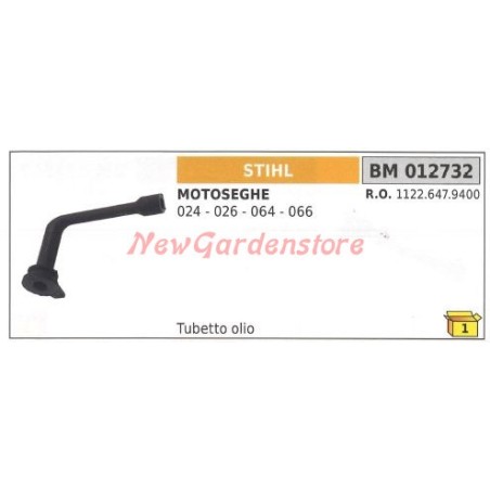 STIHL Kettensägen-Ölschlauch 024 026 064 066 012732 | Newgardenstore.eu