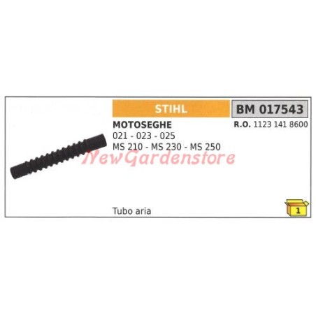 Manguera de aceite STIHL para motosierra 021 023 025 MS 210 230 250 017543 | Newgardenstore.eu