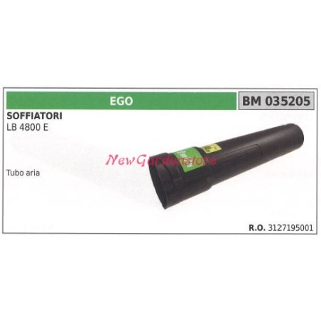 LB 4800E Manguera de aire del soplador EGO 035205 | Newgardenstore.eu