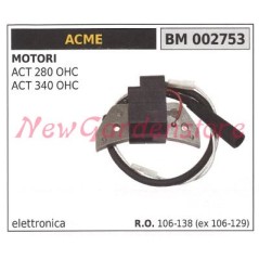 ACME ignition coil for ACT 250 OHC motor cultivator engines ACT 340 OHC 002753 | Newgardenstore.eu