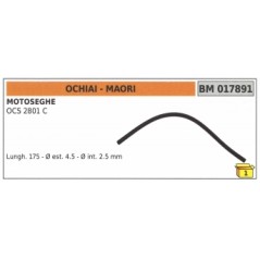 Manguera gasolina MAORI motosierra OCS2801C longitud 175mm Ø exterior 4,5mm 017891 | Newgardenstore.eu