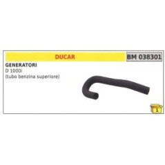 Upper fuel hose DUCAR D 1000i generator code 038301 | Newgardenstore.eu