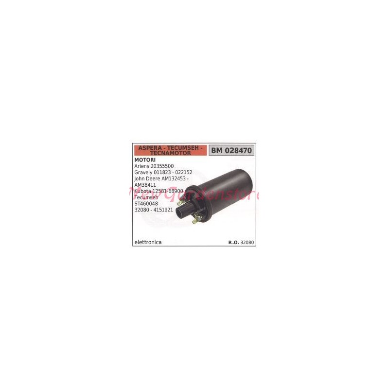 Bobina de encendido ASPERA para motores ariens gravely kubota tecumseh 028470