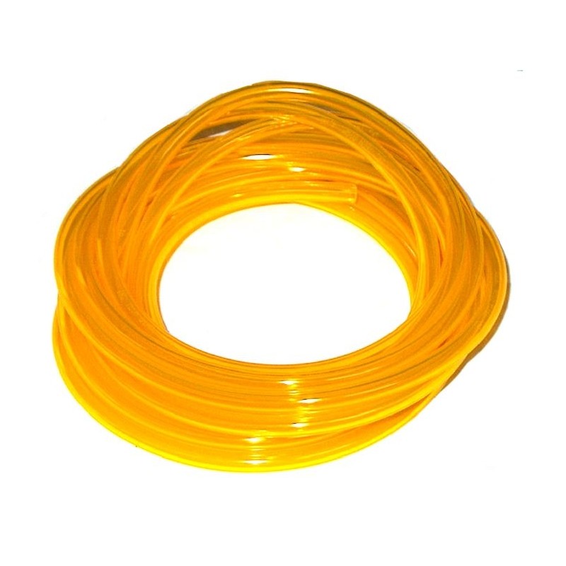 YELLOW FLEX pvc fuel hose for brushcutters, chainsaws and hedge trimmers