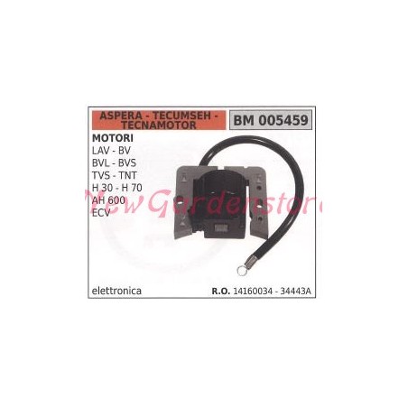 Bobina accensione ASPERA per motori LAV BV BVL BVS TVS TNT H30 H70 AH600 ECV 005459 | Newgardenstore.eu