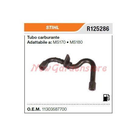 STIHL fuel hose STIHL chainsaw MS171 MS181C MS211 R125286 | Newgardenstore.eu