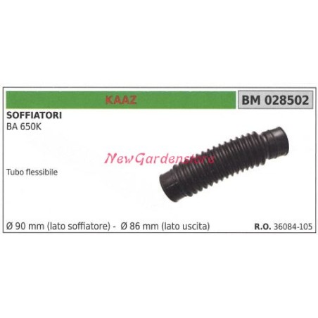 Tubo flessibile schienale soffiatore BA 650K KAAZ 028502 | Newgardenstore.eu