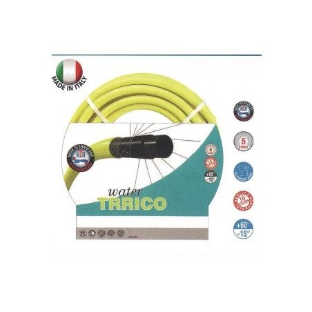 WATER TRRICO manguera de riego por aspersión de 5 capas 25mt 24atmosferas | Newgardenstore.eu