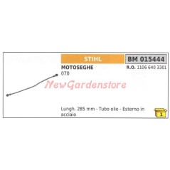 Tubo olio esterno in acciaio STIHL per motosega 070 015444 | Newgardenstore.eu