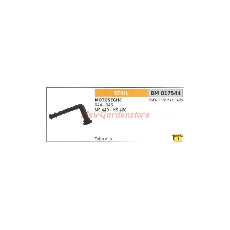 STIHL tuyau d'huile pour tronçonneuse 044 046 MS 440 460 017544