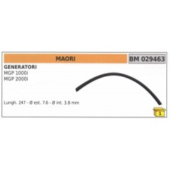 Tubo de aspiración de la vejiga del generador MAORI - PROGREEN MGP1000i MGP2000i código 029463 | Newgardenstore.eu