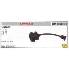 Tuyau d'aspiration KAWASAKI ENGINE TD40 TD48 KT12 débroussailleuse 92059-2105